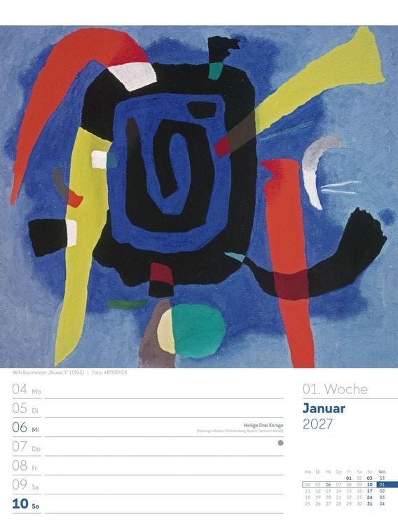 Produktbild: Kunstwelt Wochenplaner Kalender 2027 | Impressionismus und Klassische Moderne