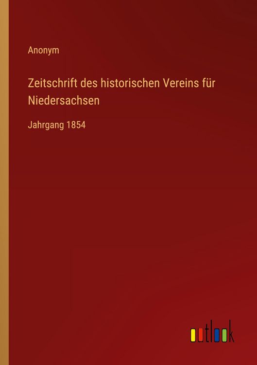 Produktbild: Zeitschrift des historischen Vereins f&uuml;r Niedersachsen
