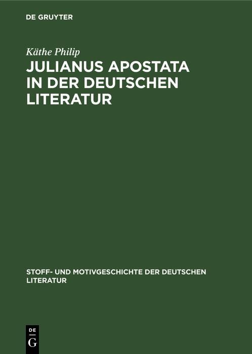 Produktbild: Julianus Apostata in der deutschen Literatur