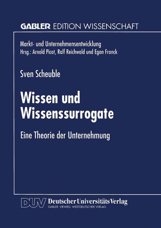 Produktbild: Wissen und Wissenssurrogate