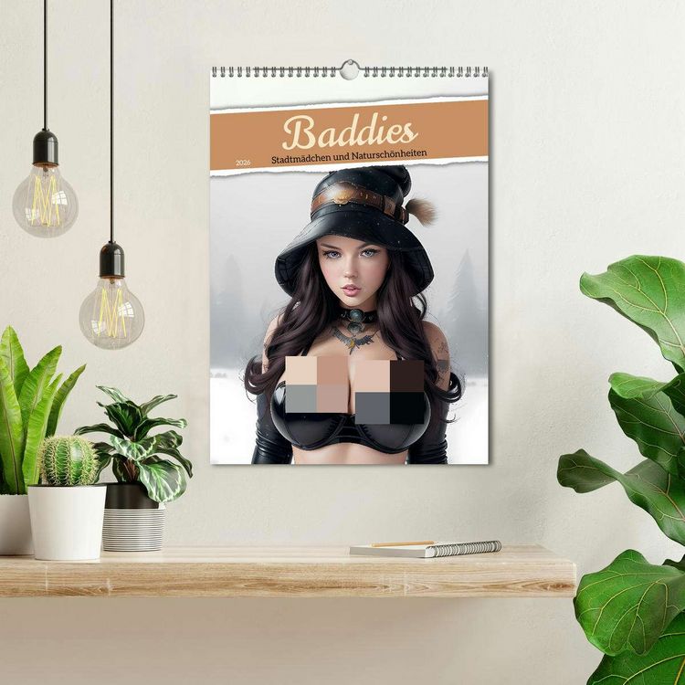 Produktbild: Baddies - Stadtm&auml;dchen und Natursch&ouml;nheiten (Wandkalender 2026 DIN A3 hoch), CALVENDO Monatskalender
