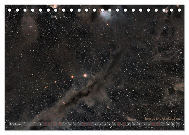 Produktbild: Deep Sky Kalender (Tischkalender 2026 DIN A5 quer), CALVENDO Monatskalender