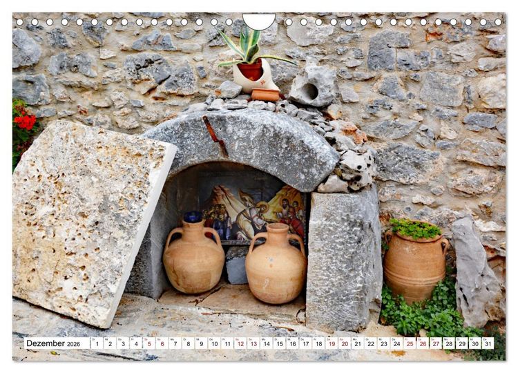 Produktbild: Idylle auf Kreta (Wandkalender 2026 DIN A4 quer), CALVENDO Monatskalender