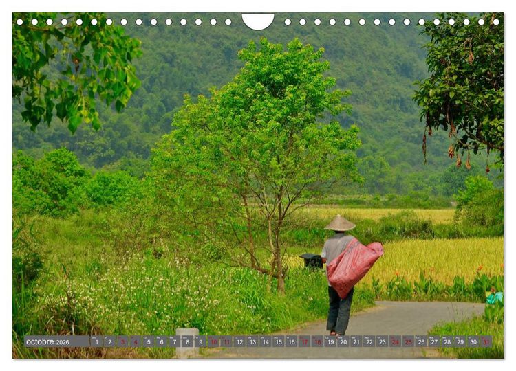 Produktbild: RIVI&Egrave;RE YULONG (Calendrier mural 2026 DIN A4 vertical), CALVENDO calendrier mensuel
