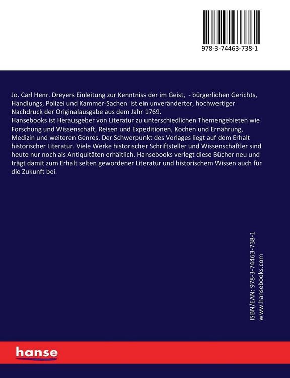 Produktbild: Jo. Carl Henr. Dreyers Einleitung zur Kenntniss der im Geist,