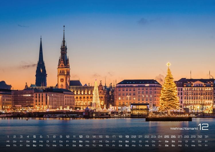 Produktbild: Hamburg - Zwischen Speicherstadt und Alster - 2027 - Kalender DIN A2