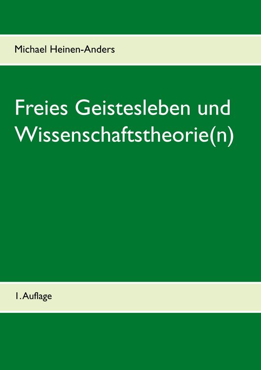 Produktbild: Freies Geistesleben und Wissenschaftstheorie(n)
