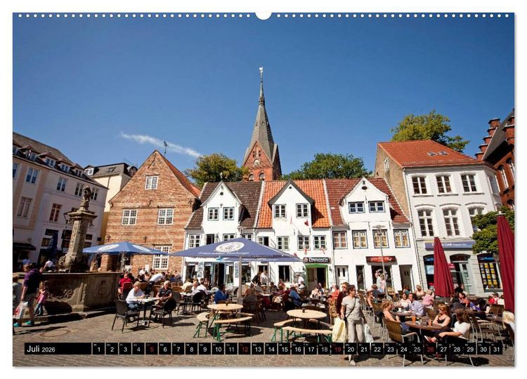 Produktbild: Schleswig-Holstein (hochwertiger Premium Wandkalender 2026 DIN A2 quer), Kunstdruck in Hochglanz