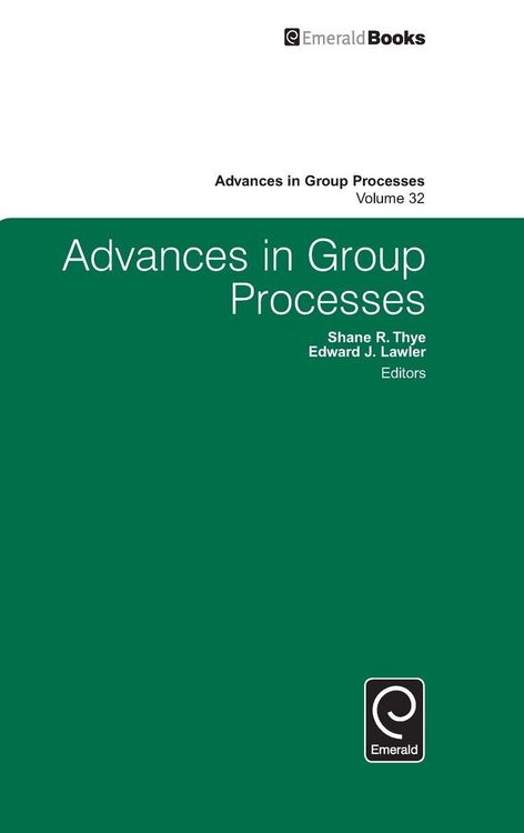 Produktbild: Advances in Group Processes