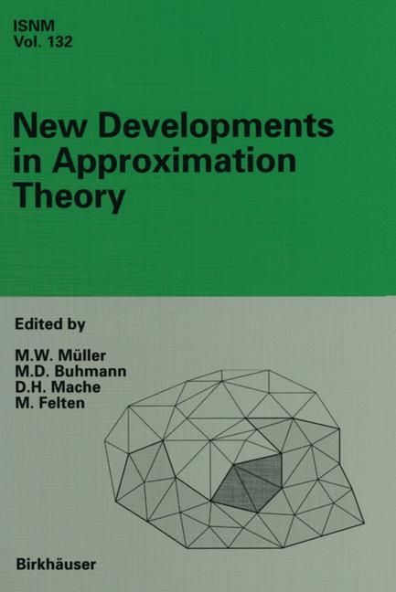 Produktbild: New Developments in Approximation Theory