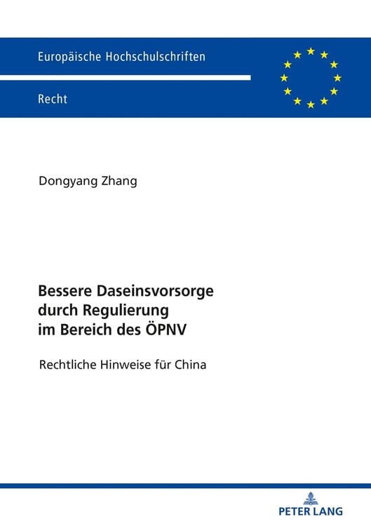 Produktbild: Bessere Daseinsvorsorge durch Regulierung im Bereich des &Ouml;PNV