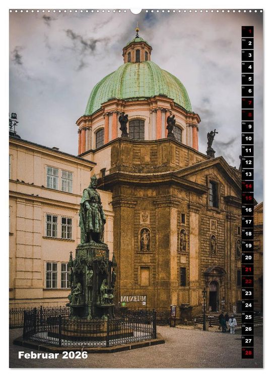 Produktbild: Prag - Die Altstadt (hochwertiger Premium Wandkalender 2026 DIN A2 hoch), Kunstdruck in Hochglanz