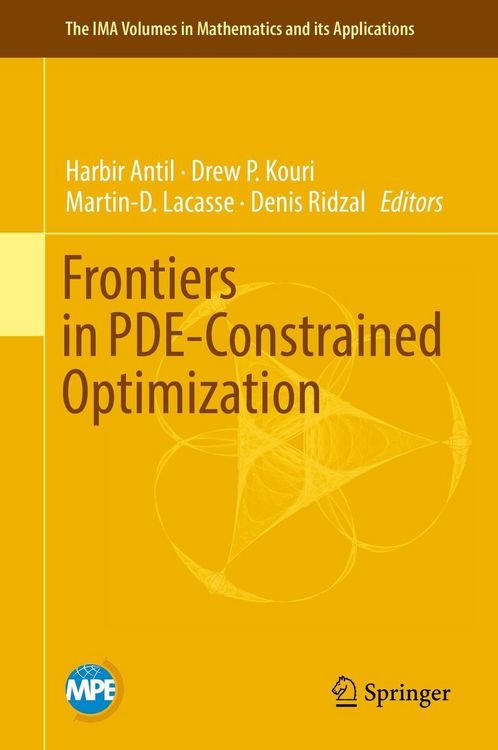 Produktbild: Frontiers in PDE-Constrained Optimization