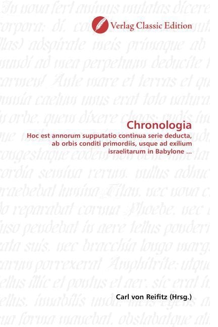 Produktbild: Chronologia
