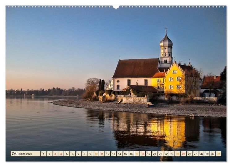 Produktbild: Bodensee - "Die D&ouml;rfer sind wie ein Garten ..." (Rainer Maria Rilke) (Wandkalender 2026 DIN A2 quer), CALVENDO Monatskalender