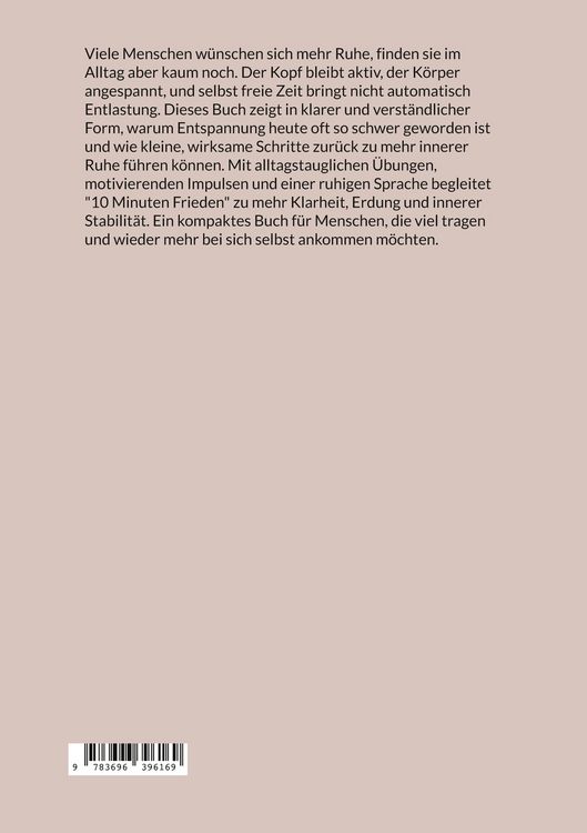 Produktbild: 10 Minuten Frieden