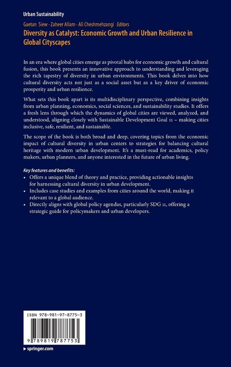 Produktbild: Diversity as Catalyst: Economic Growth and Urban Resilience in Global Cityscapes