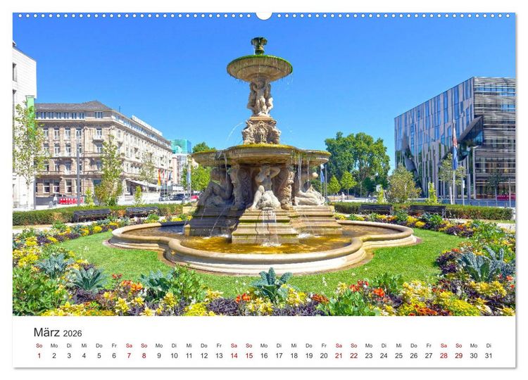 Produktbild: D&uuml;sseldorf - Tradition und Moderne am Rhein (hochwertiger Premium Wandkalender 2026 DIN A2 quer), Kunstdruck in Hochglanz