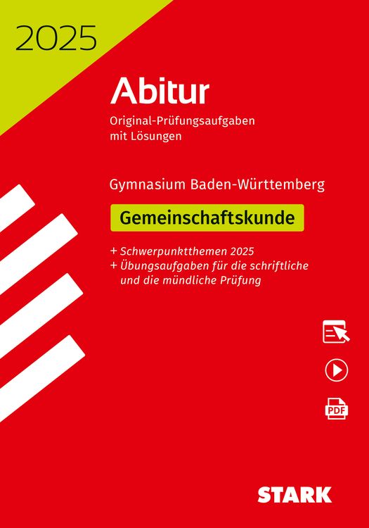 Produktbild: STARK Abiturprüfung BaWü 2025 - Gemeinschaftskunde