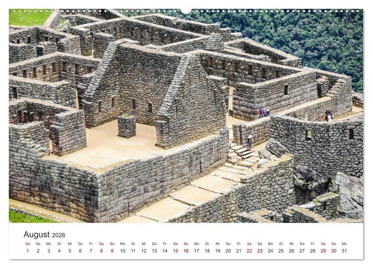 Produktbild: Macchu Picchu (Wandkalender 2026 DIN A2 quer), CALVENDO Monatskalender