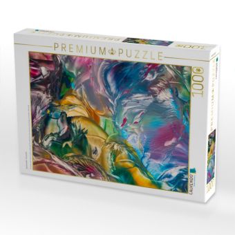 Produktbild: CALVENDO Puzzle Zauberwald - Encaustic | 1000 Teile Lege-Gr&ouml;&szlig;e 64x48cm Foto-Puzzle f&uuml;r gl&uuml;ckliche Stunden