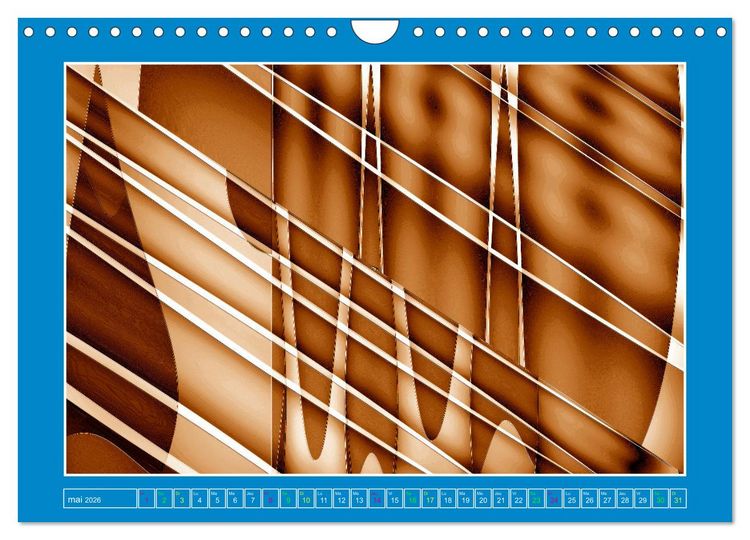 Produktbild: Art abstrait et contemporain (Calendrier mural 2026 DIN A4 vertical), CALVENDO calendrier mensuel