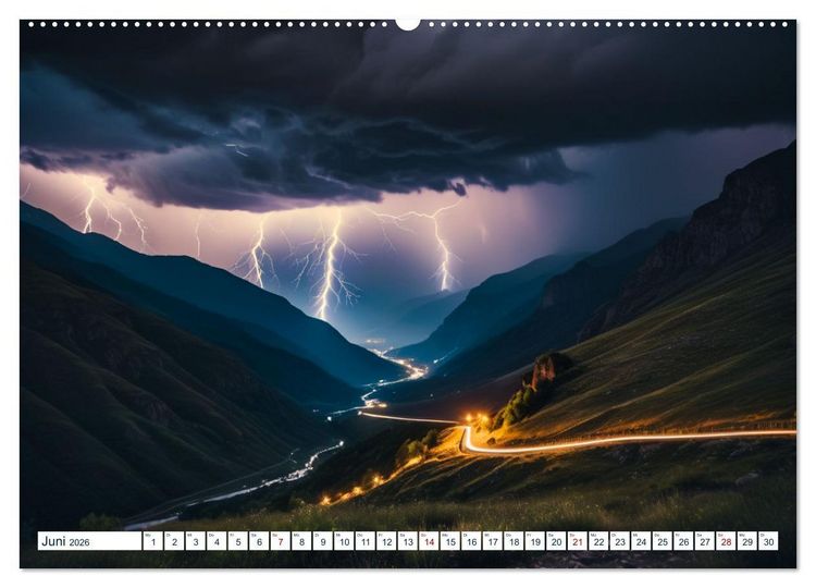 Produktbild: Wetter- und Naturph&auml;nomene (Wandkalender 2026 DIN A2 quer), CALVENDO Monatskalender
