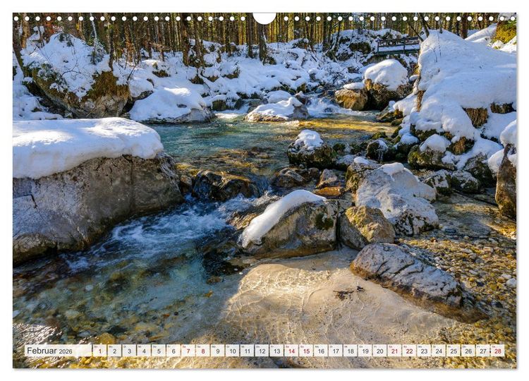 Produktbild: Unterwegs im Bergsteigerdorf Ramsau (Wandkalender 2026 DIN A3 quer), CALVENDO Monatskalender