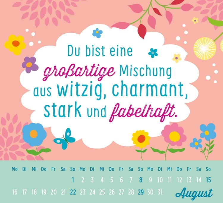Produktbild: Mini-Kalender 2027: F&uuml;r eine tolle Freundin wie dich