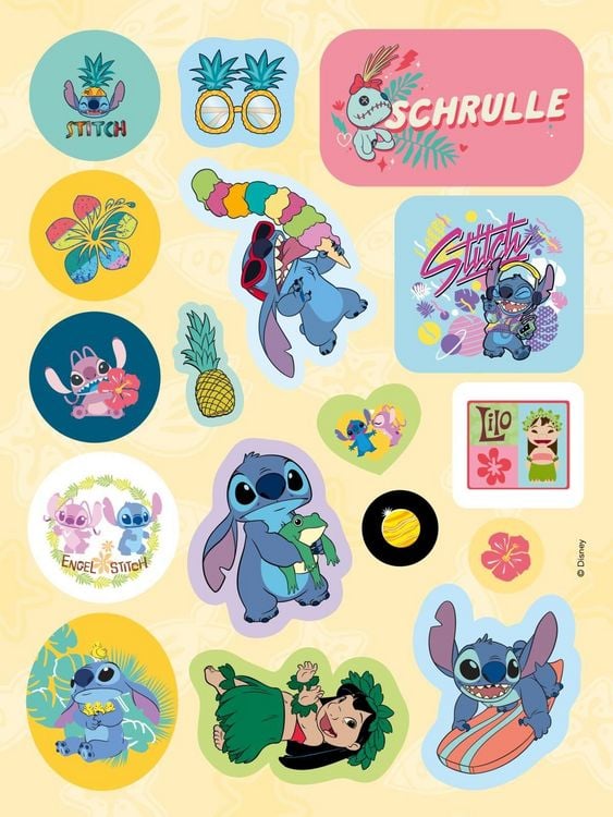 Produktbild: Disney Kreative Besch&auml;ftigung: Stitch: Mein lustiges Stickerbuch