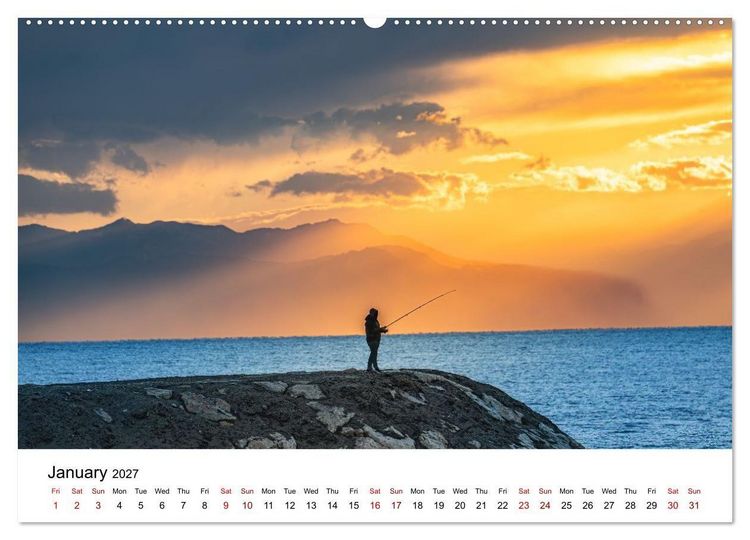 Produktbild: Magical sunsets. Lights between heaven and earth (Wall Calendar 2027 DIN A2 landscape), CALVENDO 12 Month Wall Calendar