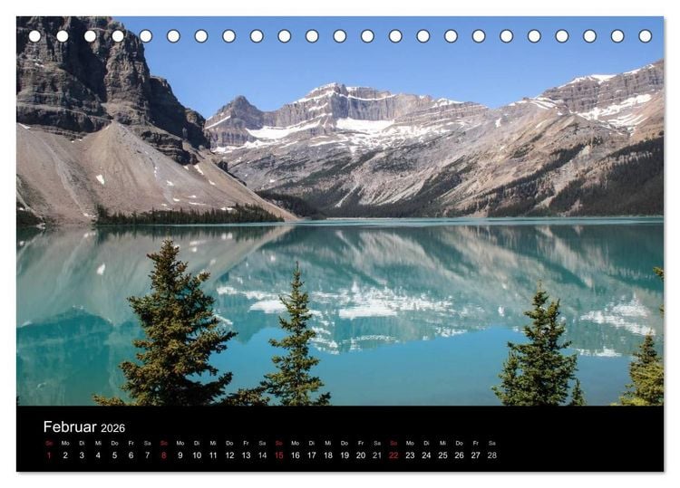 Produktbild: Kanada 2026 (Tischkalender 2026 DIN A5 quer), CALVENDO Monatskalender