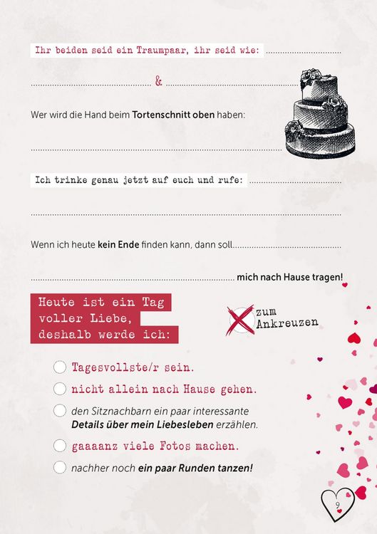 Produktbild: Let's Party: Hochzeit! Ausf&uuml;llbuch f&uuml;r Hochzeitsg&auml;ste