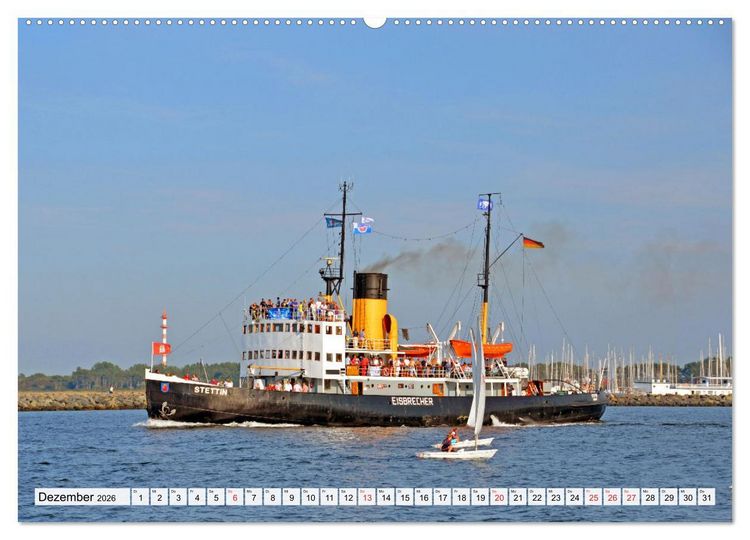 Produktbild: Die HANSE SAIL Das gro&szlig;e Seglertreffen in Rostock (hochwertiger Premium Wandkalender 2026 DIN A2 quer), Kunstdruck in Hochglanz