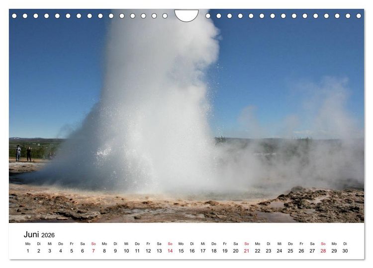Produktbild: Der goldene Zirkel, Island (Wandkalender 2026 DIN A4 quer), CALVENDO Monatskalender