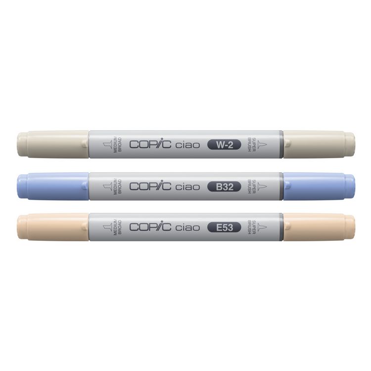 Produktbild: Copic Marker Set Ciao LAYER&MIX Cozy Palette 3 St&uuml;ck Faltschachtel