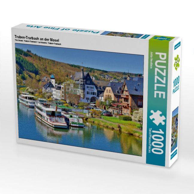 Produktbild: CALVENDO Puzzle Traben-Trarbach an der Mosel | 1000 Teile Lege-Gr&ouml;&szlig;e 64x48cm Foto-Puzzle f&uuml;r gl&uuml;ckliche Stunden