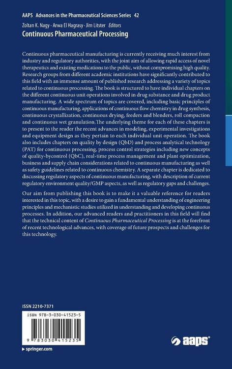 Produktbild: Continuous Pharmaceutical Processing