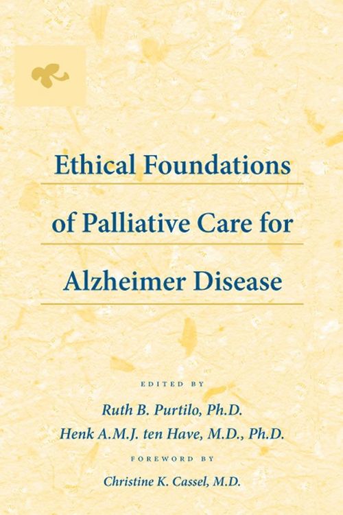 Produktbild: Ethical Foundations of Palliative Care for Alzheimer Disease