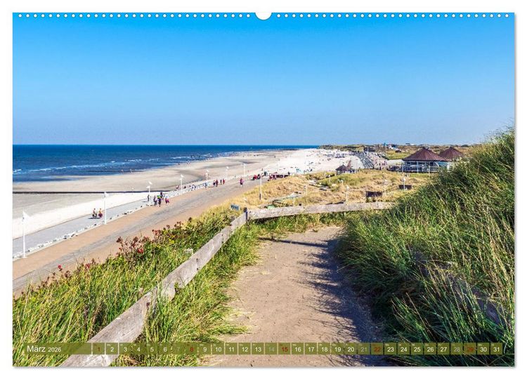 Produktbild: INSELLIEBE NORDERNEY (hochwertiger Premium Wandkalender 2026 DIN A2 quer), Kunstdruck in Hochglanz