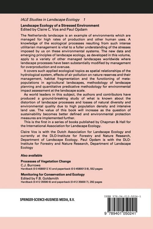 Produktbild: Landscape Ecology of a Stressed Environment