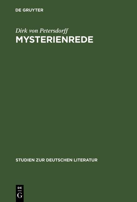 Produktbild: Mysterienrede