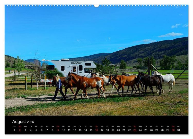Produktbild: KANADA - Mit Campmobil quer durch (hochwertiger Premium Wandkalender 2026 DIN A2 quer), Kunstdruck in Hochglanz