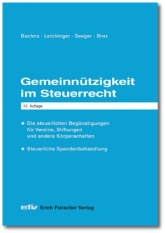Produktbild: Gemeinn&uuml;tzigkeit im Steuerrecht