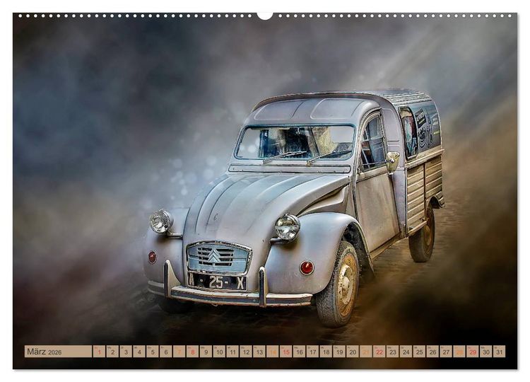 Produktbild: Die Ente - Citro&euml;n 2CV (Wandkalender 2026 DIN A2 quer), CALVENDO Monatskalender