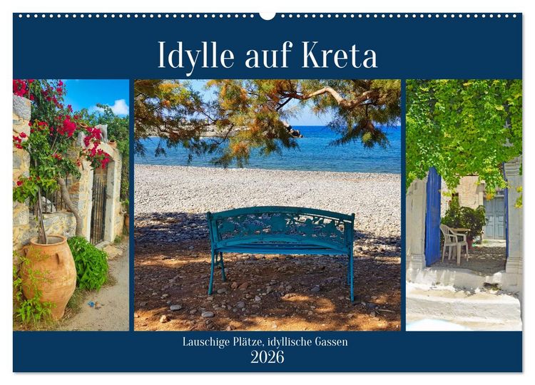 Produktbild: Idylle auf Kreta (Wandkalender 2026 DIN A2 quer), CALVENDO Monatskalender