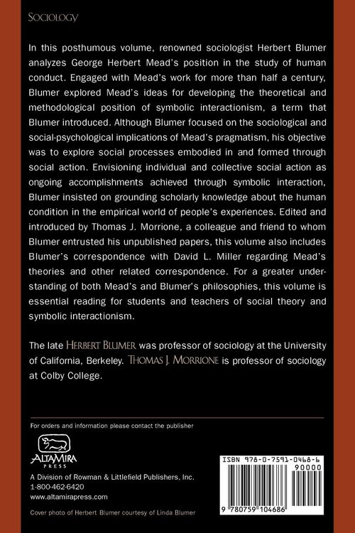 Produktbild: George Herbert Mead and Human Conduct