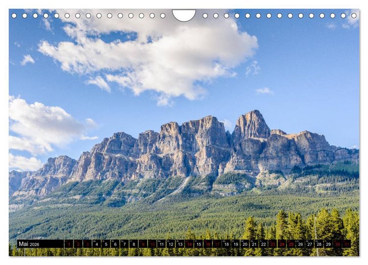 Produktbild: Kanadas Rocky Mountains (Wandkalender 2026 DIN A4 quer), CALVENDO Monatskalender
