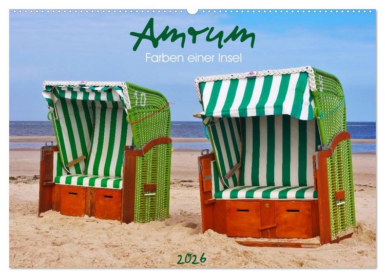 Produktbild: Amrum - Farben einer Insel (Wandkalender 2026 DIN A2 quer), CALVENDO Monatskalender