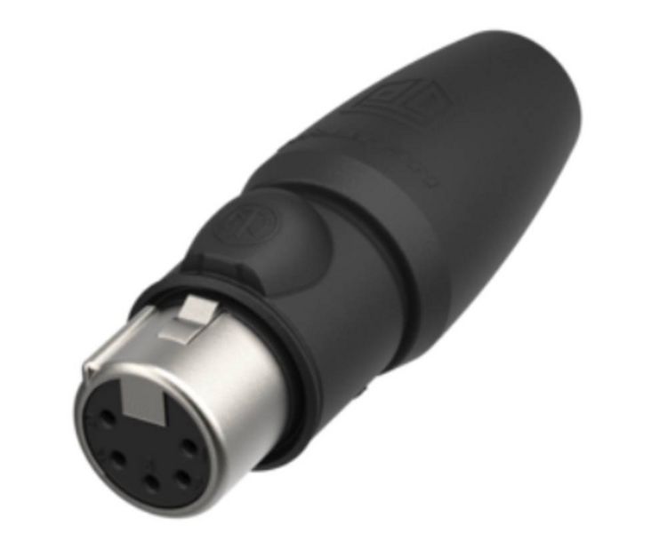 Produktbild: Neutrik NC5FX1-TOP XLR-Steckverbinder Kupplung, gerade Polzahl: 5 Schwarz 1St.